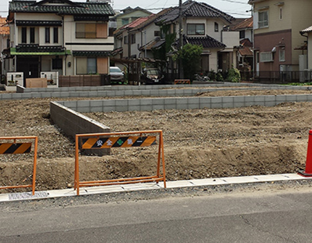 宅地開発工事